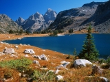 Grand Teton and Lake Solitude, Wyoming