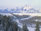 First Snowfall, Snake River, Wyoming