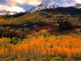 Sunrise Light on Mount Sneffels, Uncompahgre National Forest, Colorado