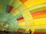 Inside a Hot Air Balloon, Provence, France