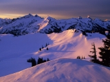 The Tatoosh Range in Winter, Washington