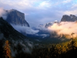 Afternoon Light Falls on the Valley, Yosemite National Park, California