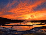 Great Fountain Geyser, Yellowstone National Park, Wyoming