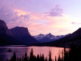 Glacier National Park at Sunset, Montana