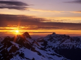 North Cascades at Sunset, Washington