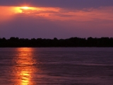 Sunset Over the Mississippi River, Arkansas