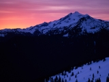 Glacier Peak at Sunset, Washington