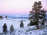 Mammoth Mountain and the Minarets, Sierra Nevada, California