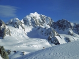 Ski Mountaineer, Westland National Park, New Zealand