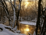 Harpeth River Winter Sunrise, Williamson County, Tennessee