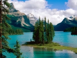 Spirit Island, Maligne Lake, Jasper National Park, Alberta, Canada