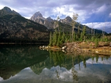 Taggart Lake Reflection, Wyoming
